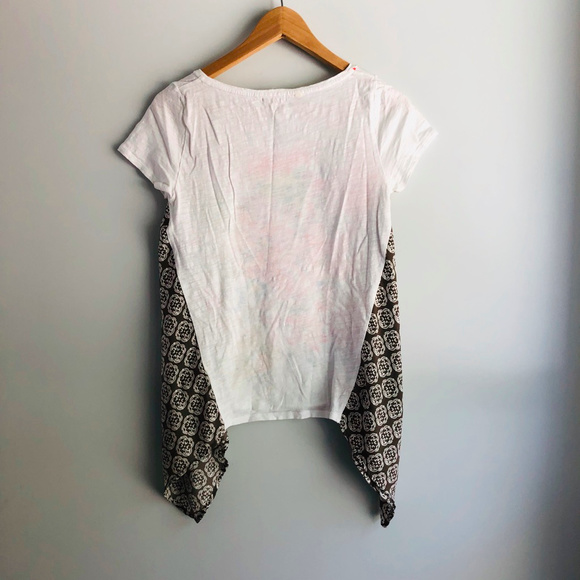 ❌sold❌ Anthro Little Yellow Elysia Floral Tee - Picture 5 of 5